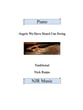 Angels We Have Heard Can Swing piano sheet music cover